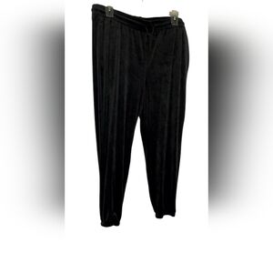Avia black Velour jogger pants